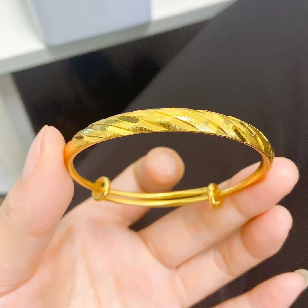 【直播专属】足金999流星雨推拉手镯