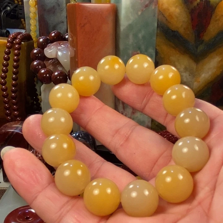 石英质玉手串未镶嵌东*