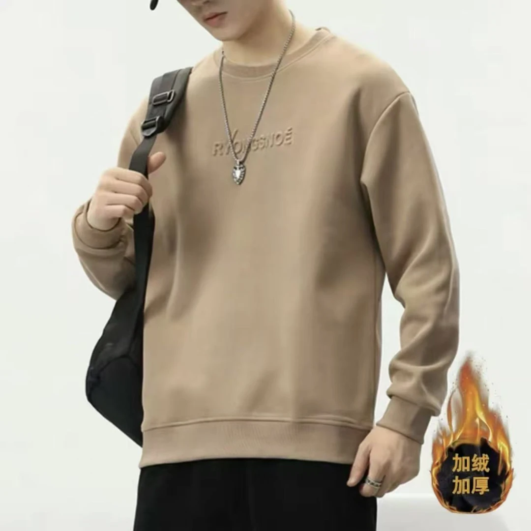 【RY钢印】长袖秋冬宽松卫衣时尚运动休闲百搭潮流套头