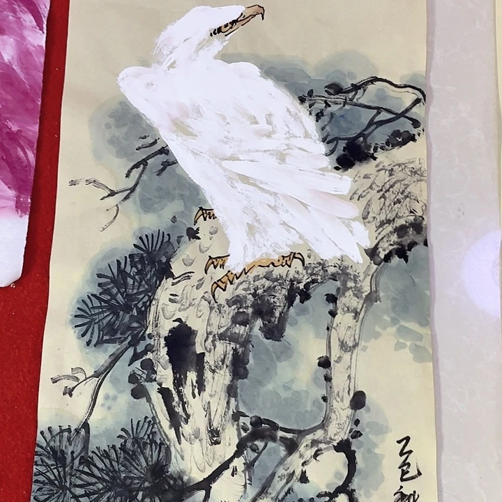国画张圣敏先生纯手绘作品
