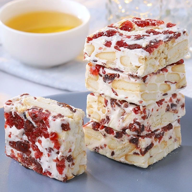 【团单】【雪花酥】蔓越莓牛奶抹茶味雪花酥网红零食