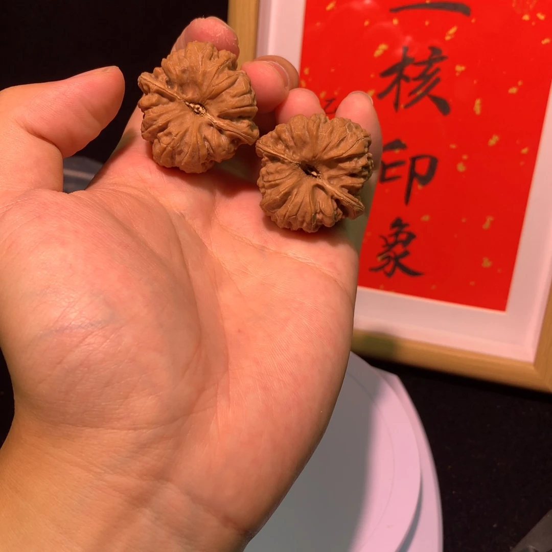 挽***情文玩核桃把件平谷凹底全品无修36尺