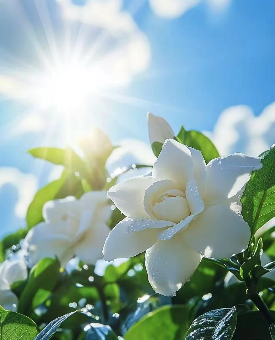 【栀子花】盆栽浓香型四季开花适合阳台庭院室内外养殖类花卉