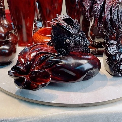 安***、木桌面工艺品摆件