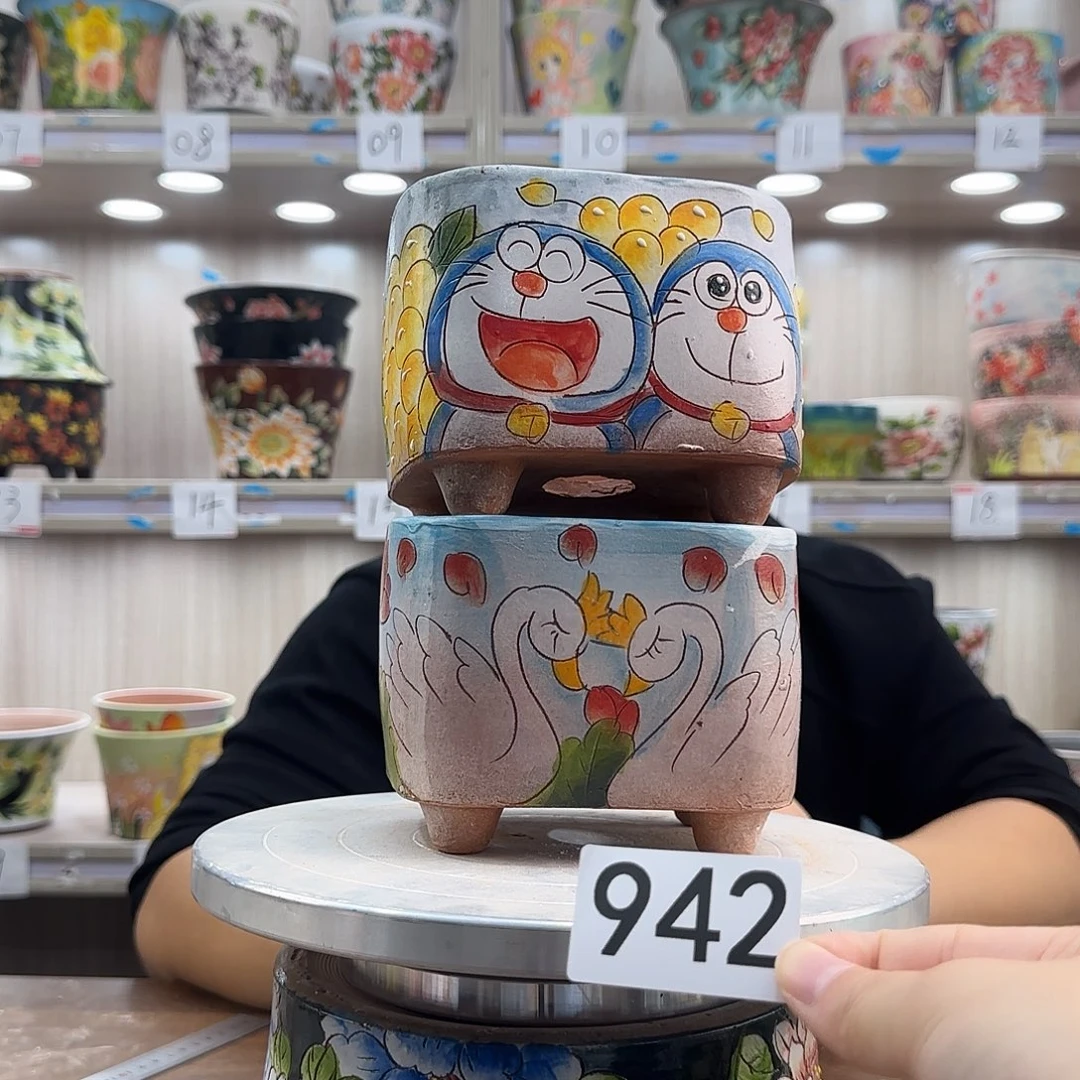 紫砂花盆瑕疵瑕疵l942