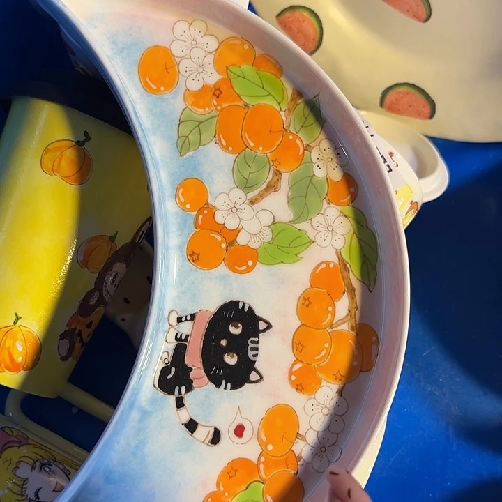 摆件微瑕不退不换卡通手绘