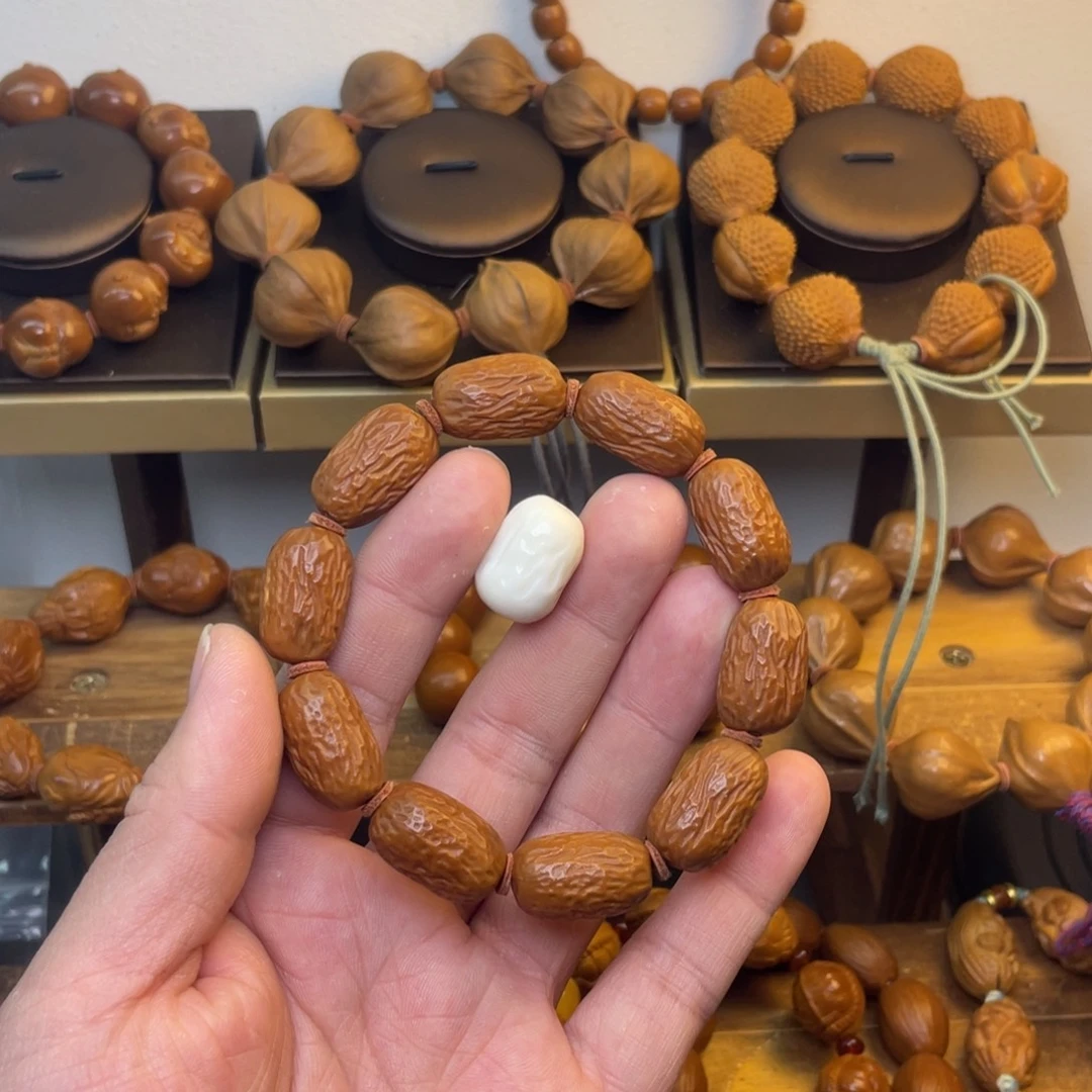 橄榄核手串/手链1.3水晶小枣