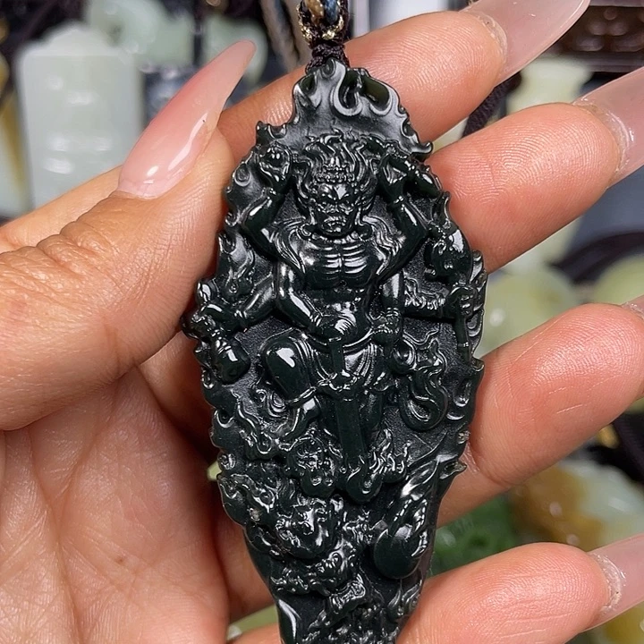 和田玉未镶嵌挂件