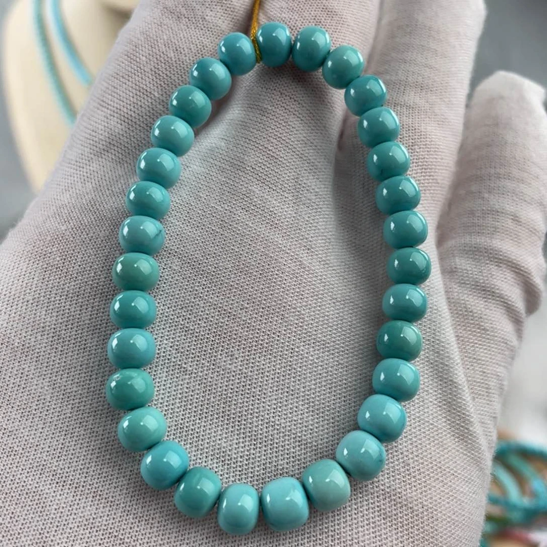 绿松石手链未镶嵌精品云盖寺卡6.5