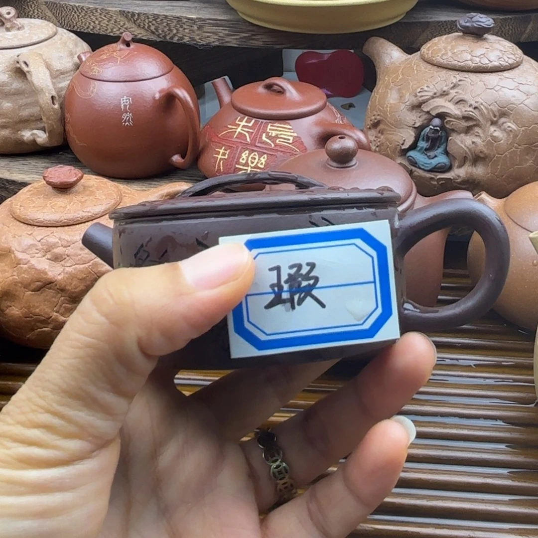 茶壶紫砂汉瓦紫泥130c c