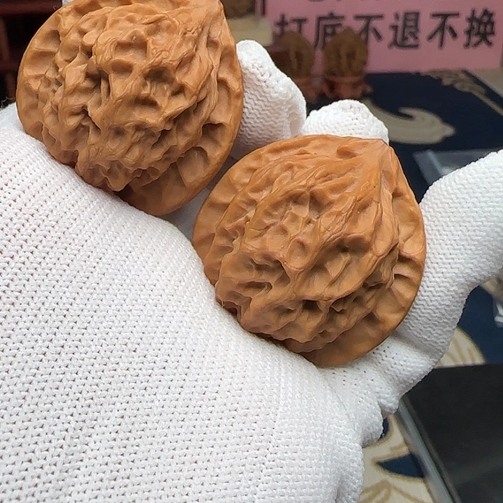 桃核吊坠全品小众蜡皮37桃心桩