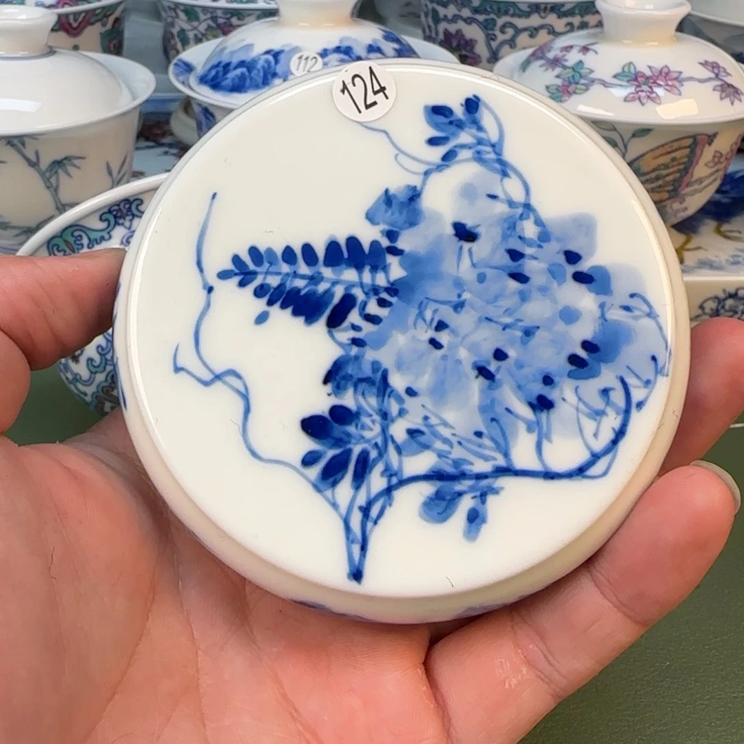 景德镇手工手绘茶具124