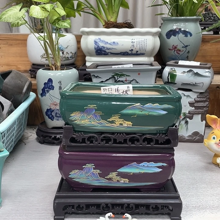 陶瓷花盆紫砂佳品花盆福利抢购