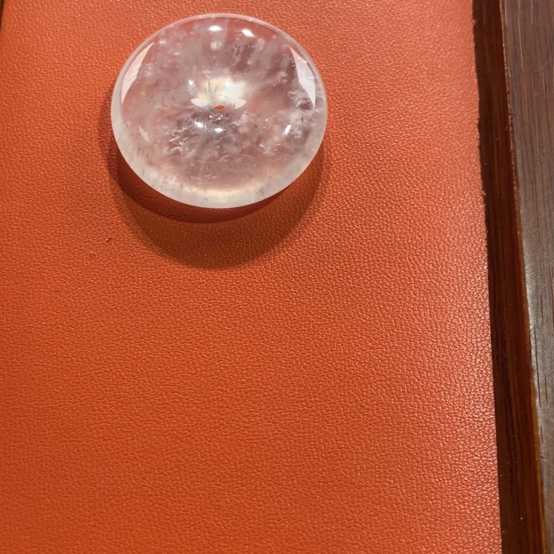 石英质玉未镶嵌平安扣