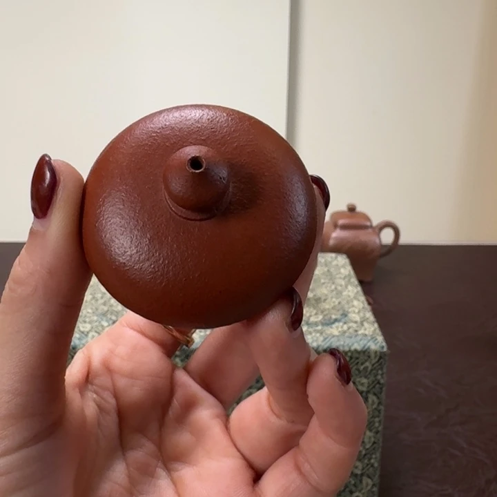 紫砂茶壶扁钟全手
