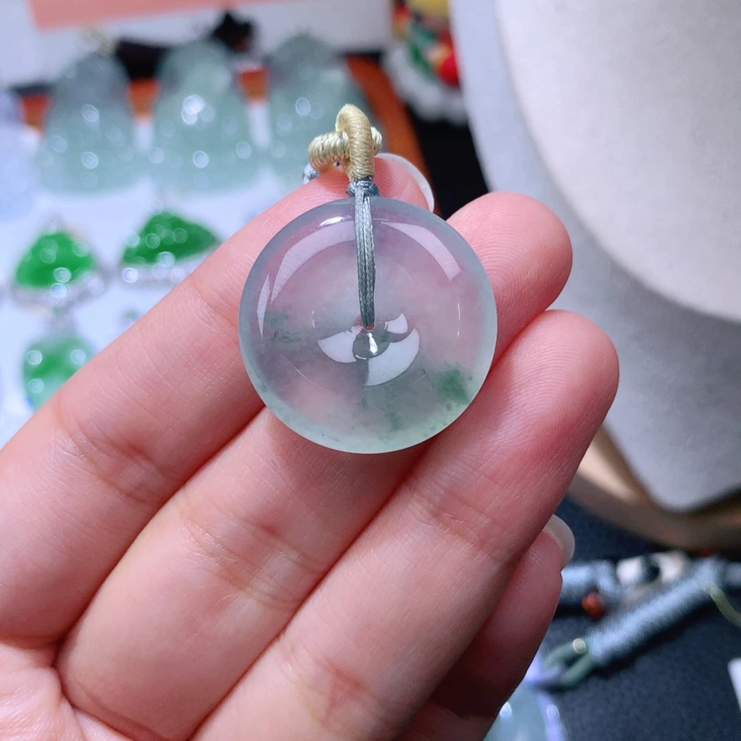 颈饰未镶嵌翡翠扣子25*5.2