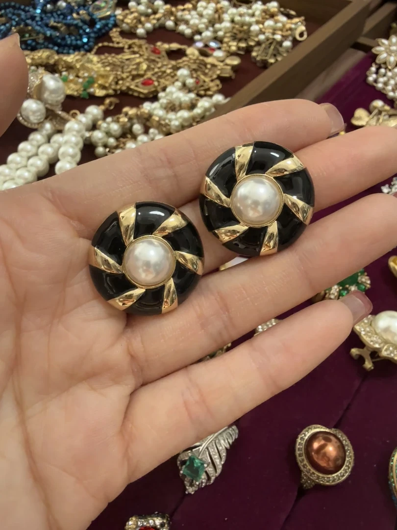 铜合金仿水晶耳饰 【然然王LA古藏】   铜合金耳饰【WRR2249】