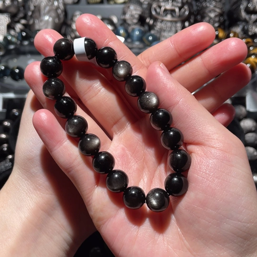 黑曜岩手串未镶嵌M****9