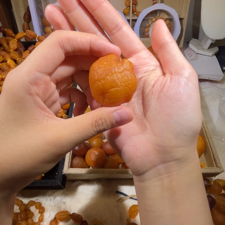 琥珀未镶嵌颈饰蜜蜡海漂单颗