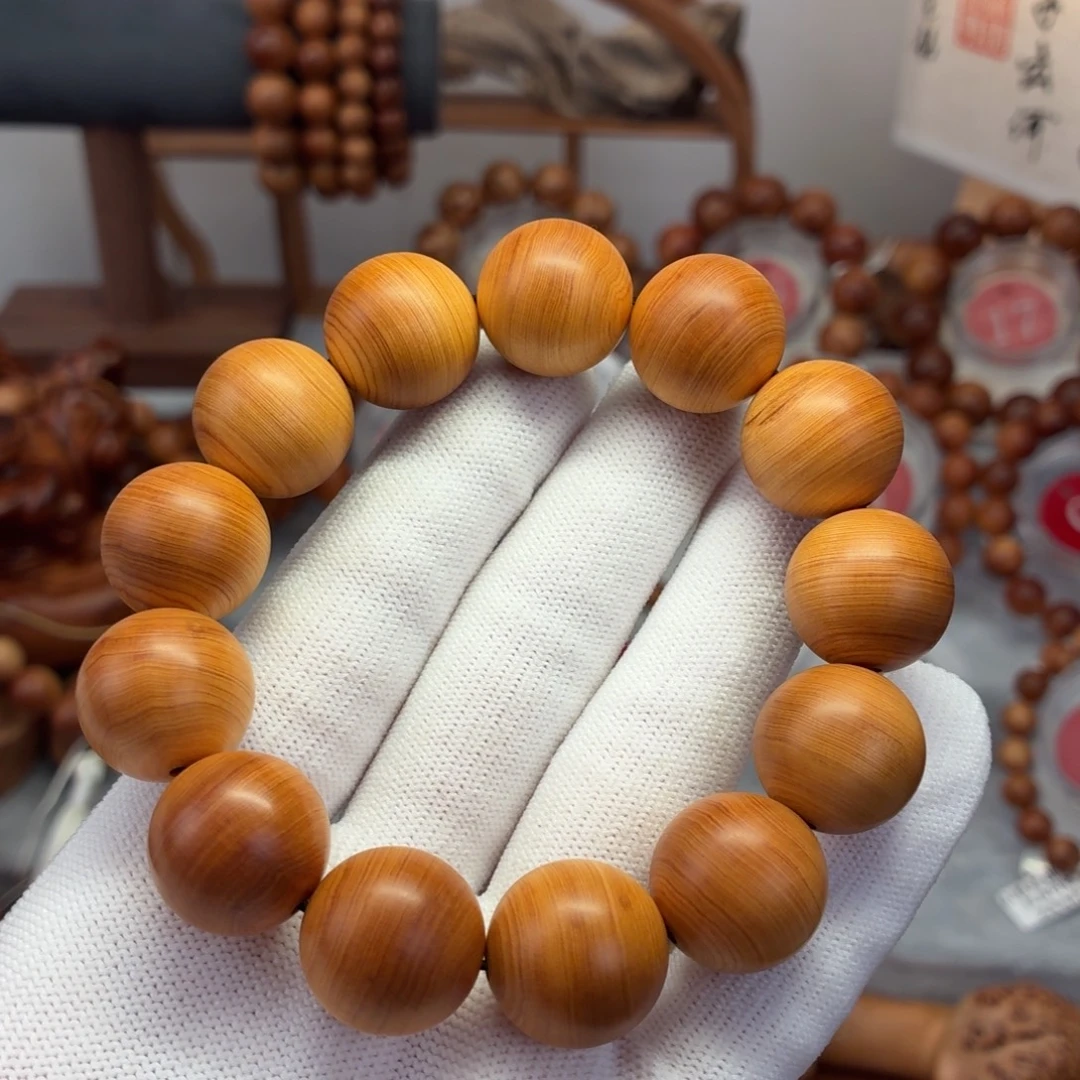 胖***）手串/手链柏木五灵脂鸡油黄1.8 香甜复合香 34.3