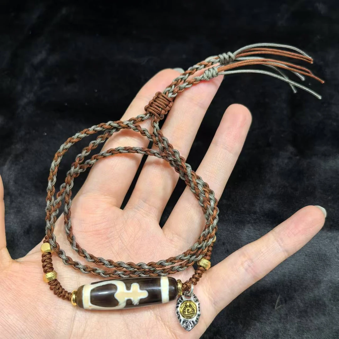 【天赐精选】 TC20455-玛瑙diy脖挂（宝瓶）-多样性发其一-11*38mm