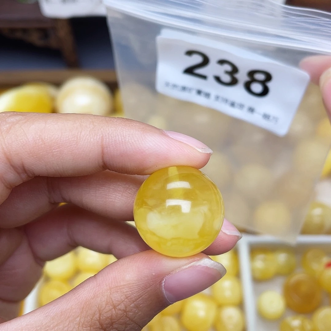 蜜蜡未镶嵌珠宝奇石粉19.4