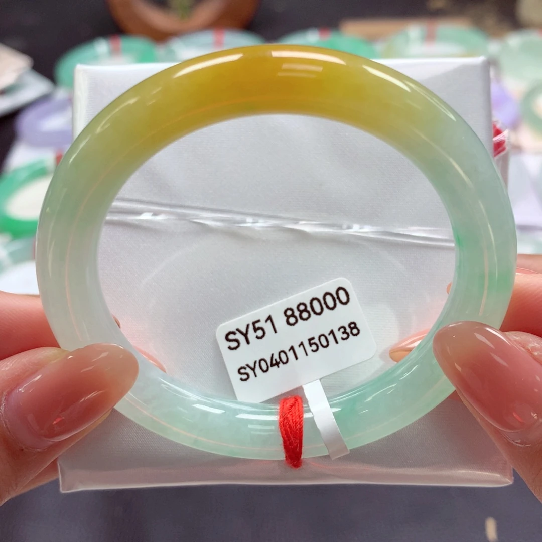 翡翠手镯未镶嵌51圆（26）20号