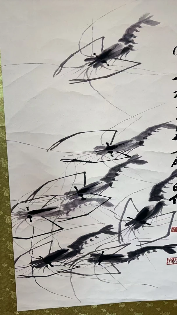 精品摆件虾布挂漂亮