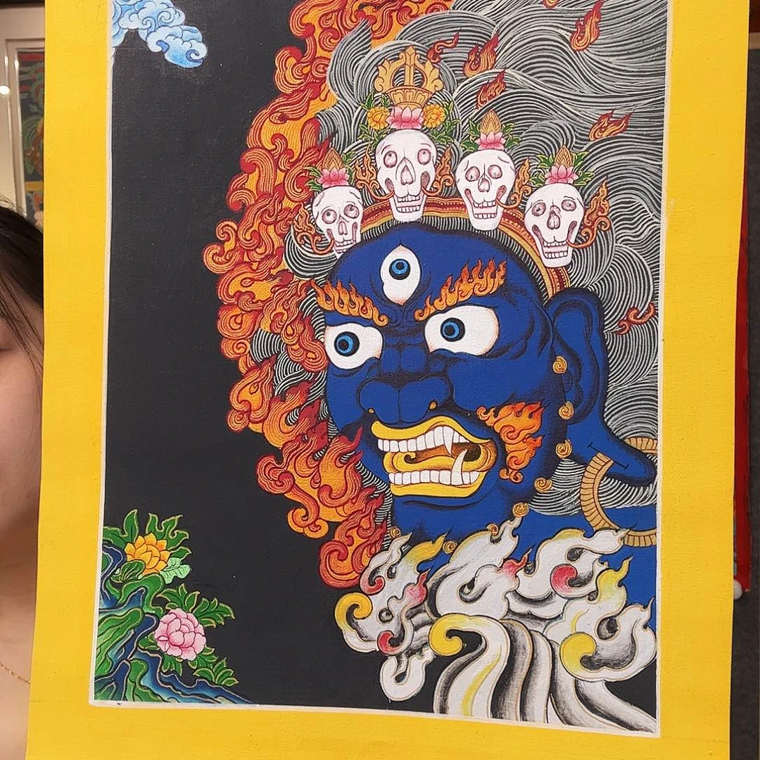 装裱画青海手绘唐卡画芯