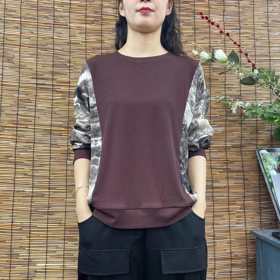 2152新款春季休闲时尚气质长袖体恤