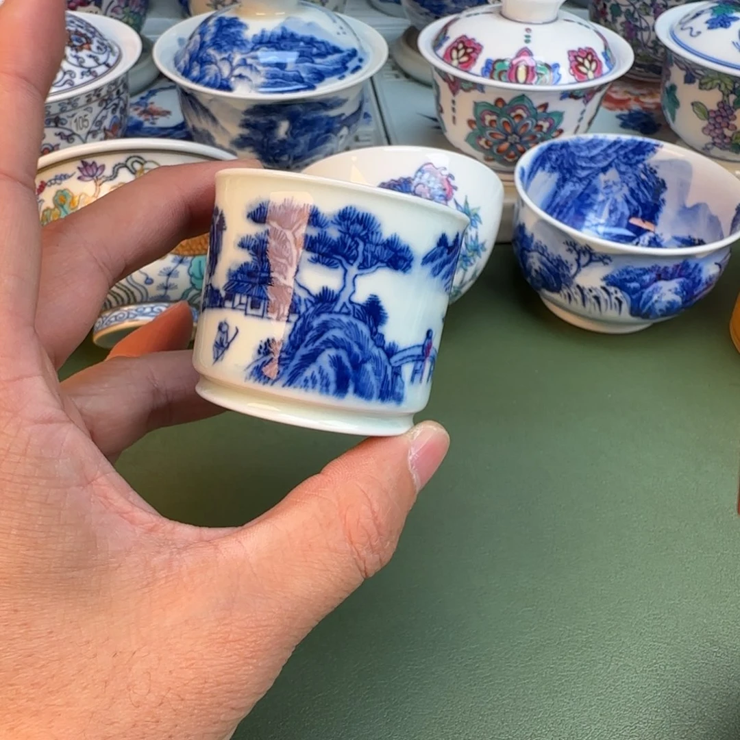 陶纯手工纯手绘茶具331