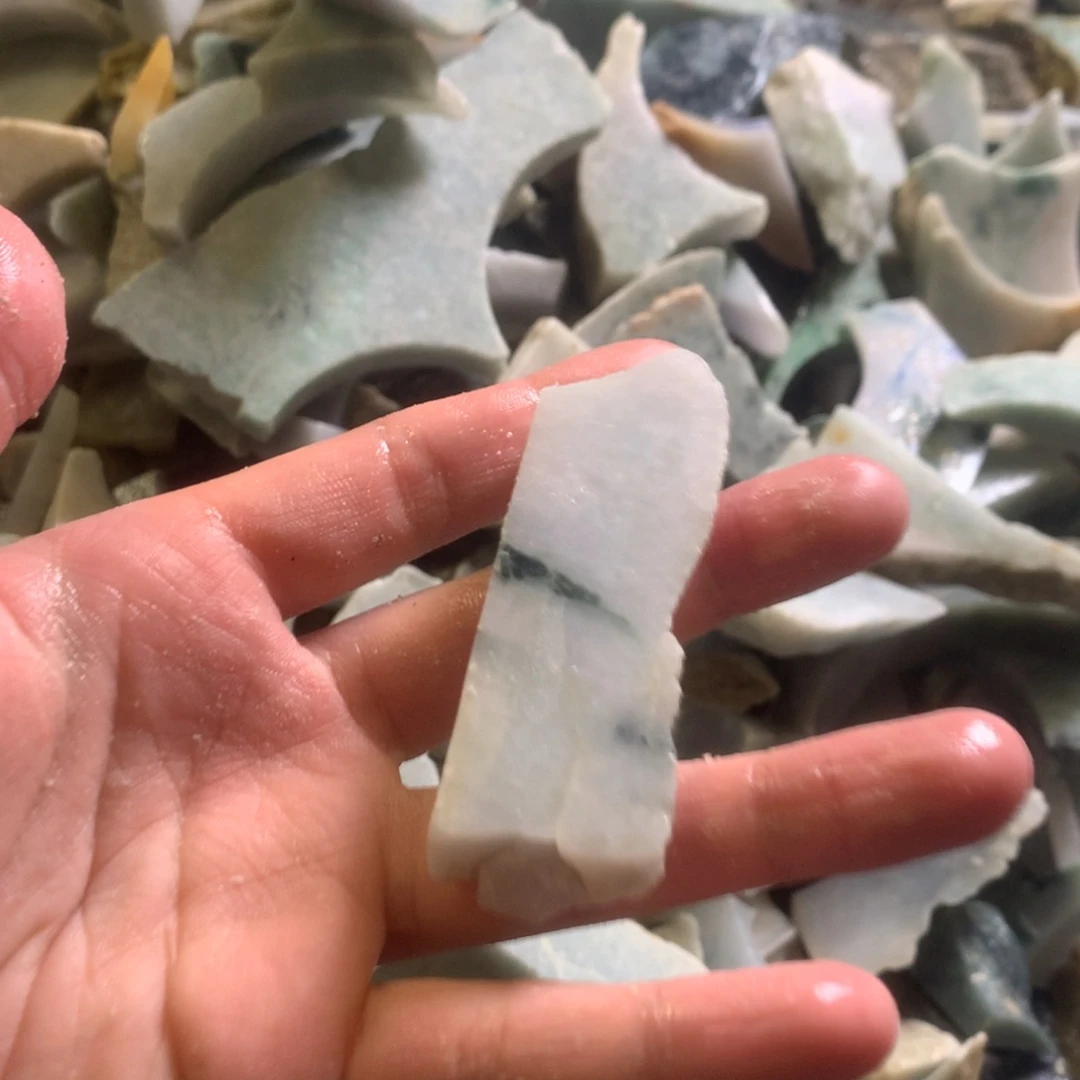 翡翠颈饰未镶嵌缅甸翡翠