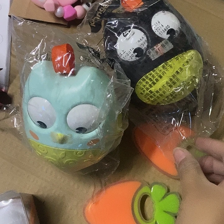 金属不倒翁颜色随机发2个