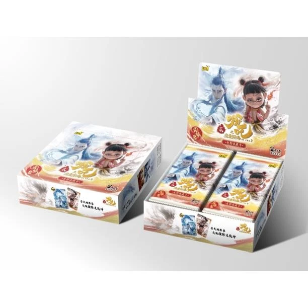 雪儿【抓猪抓全员】灵焰包哪吒之魔童脑海卡牌盲盒（默认代拆）