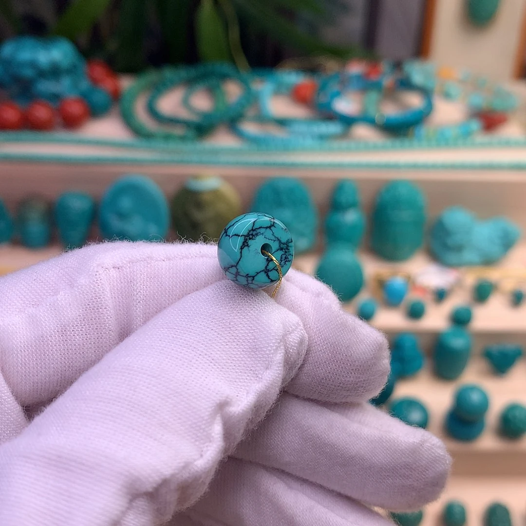 绿松石珠宝半成品未镶嵌