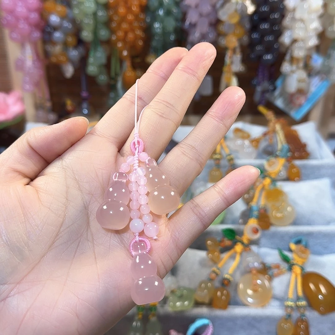 玛瑙/玉髓手机挂件未镶嵌