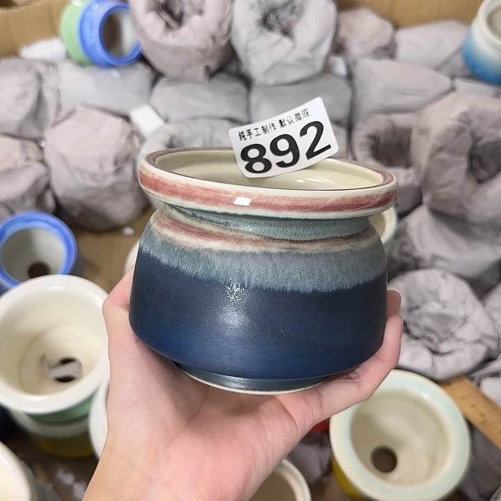 景德镇手工陶瓷盆 口10