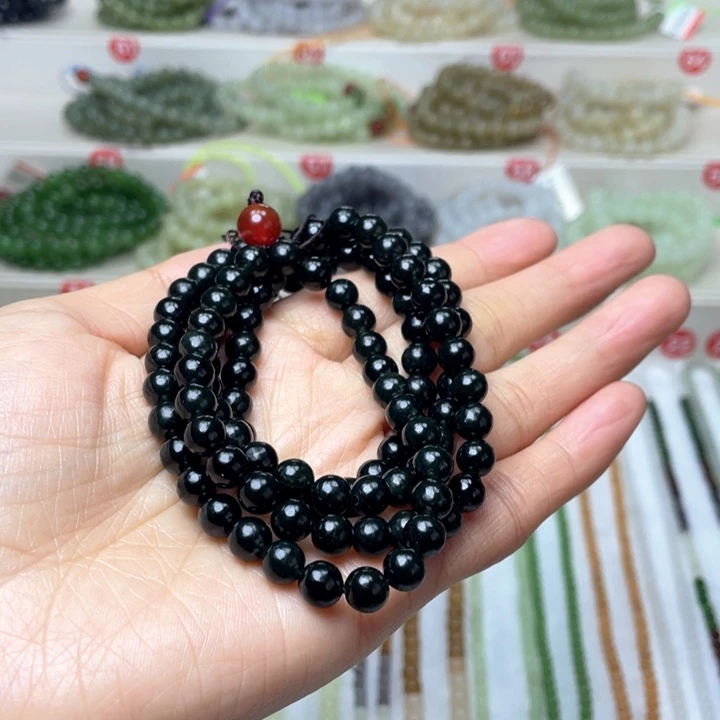 和田玉颈饰未镶嵌6mm