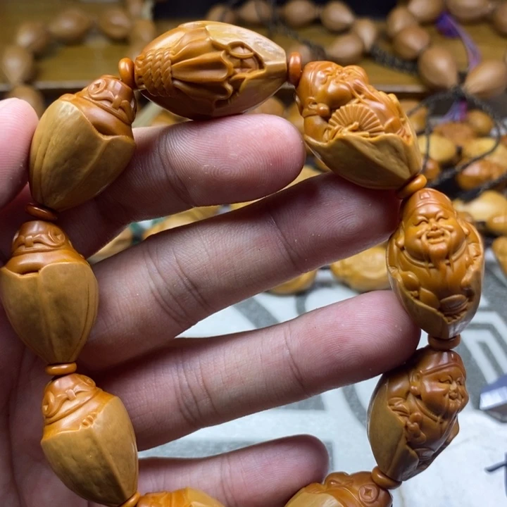 橄榄核手串/手链橄榄核雕工艺手串