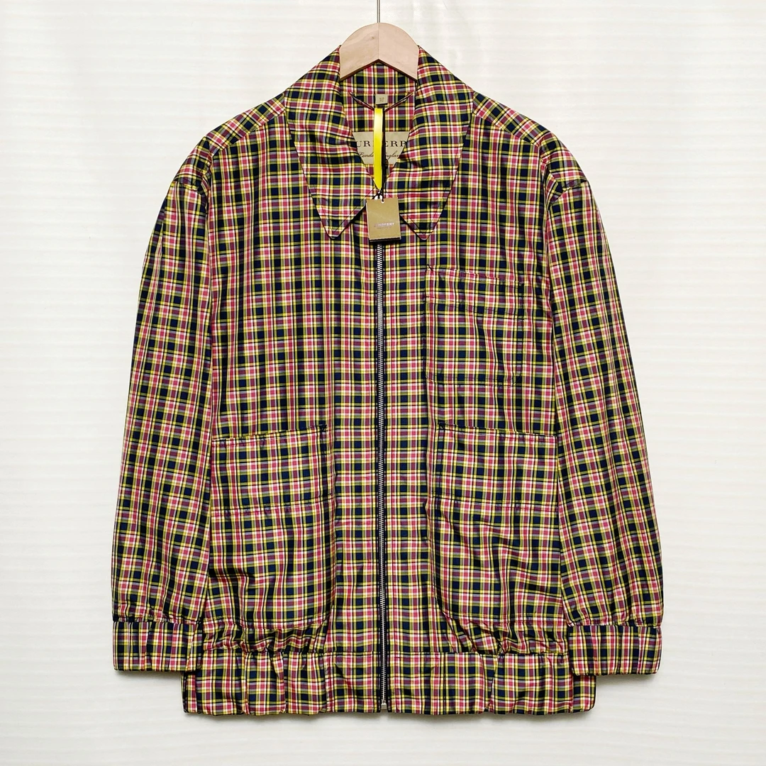 未使用 BURBERRY/博柏利 时尚 格纹 外套/40码/XG-Y26638