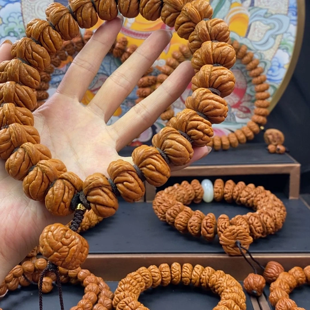 桃核手串龙纹桃核矮霸