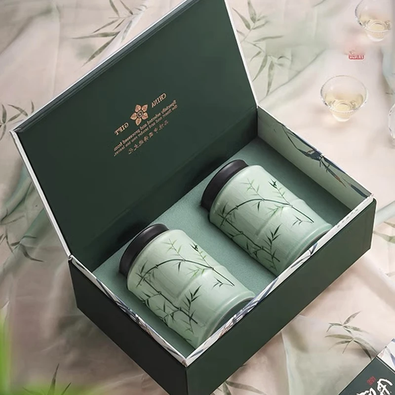 【顺丰京东发货】【拍十送茶具】高档礼盒 陶瓷罐装 龙井茶叶礼盒装