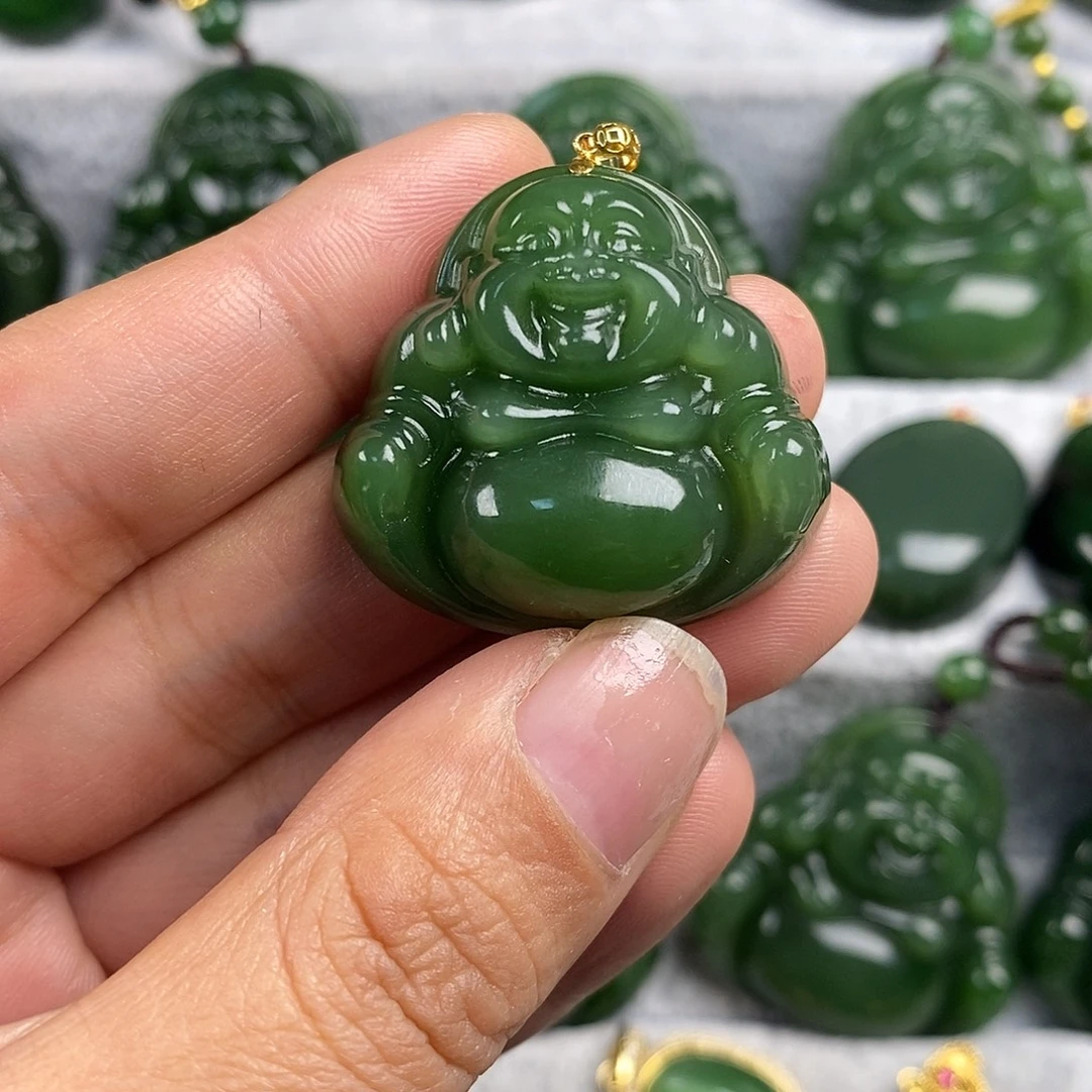 和田玉（碧玉）未镶嵌颈饰