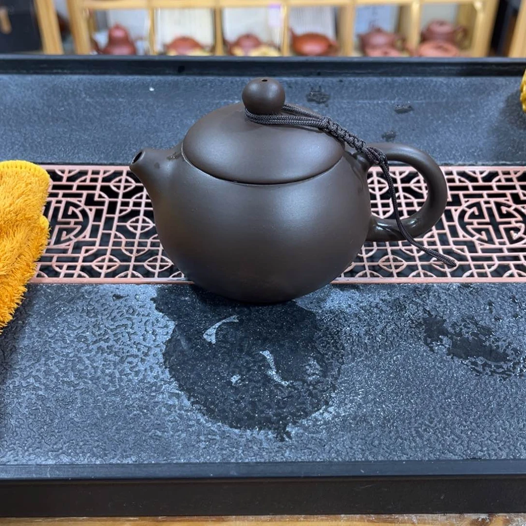 紫砂茶案小品西施西施