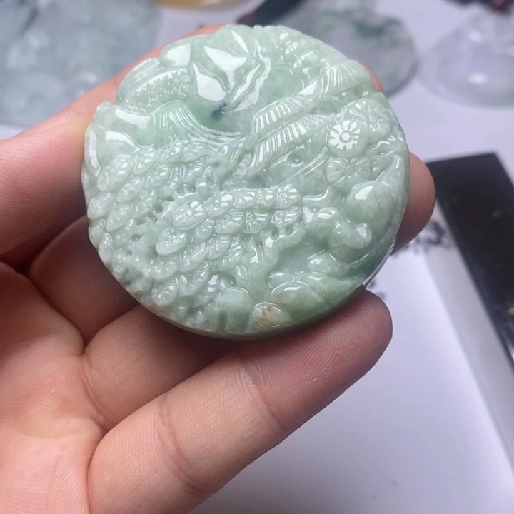 颈饰未镶嵌翡翠翡翠