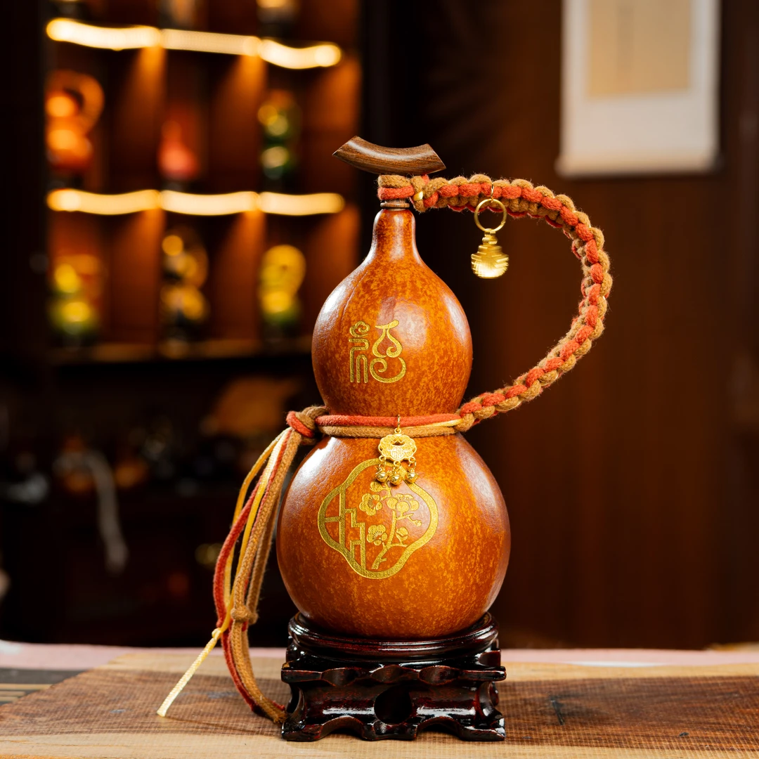 A13雕刻大漆酒葫芦