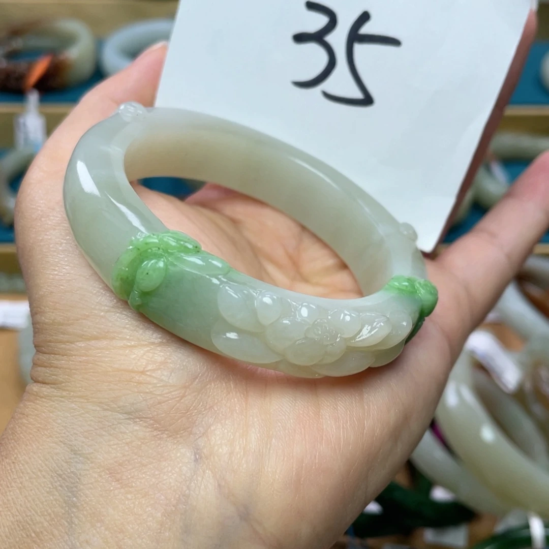 未镶嵌手镯和田玉圈口55