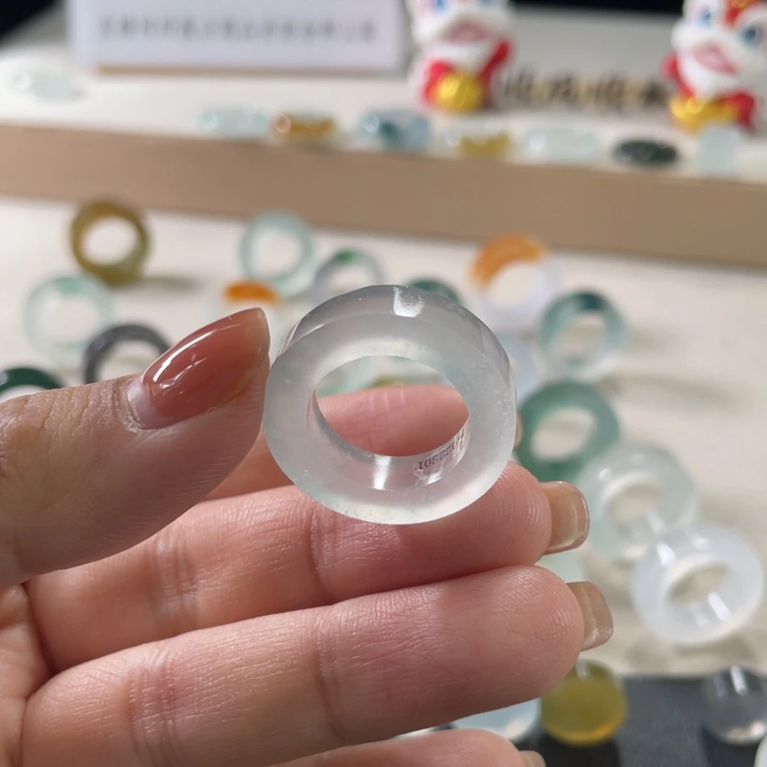 定制翡翠未镶嵌高冰雪花棉