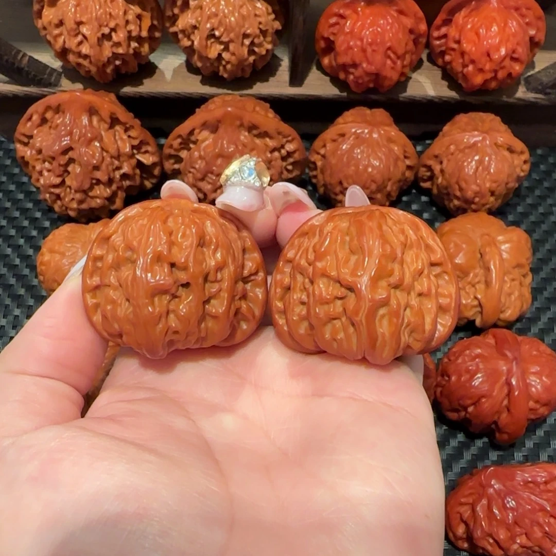 吊坠文玩核桃白狮子41精品1447