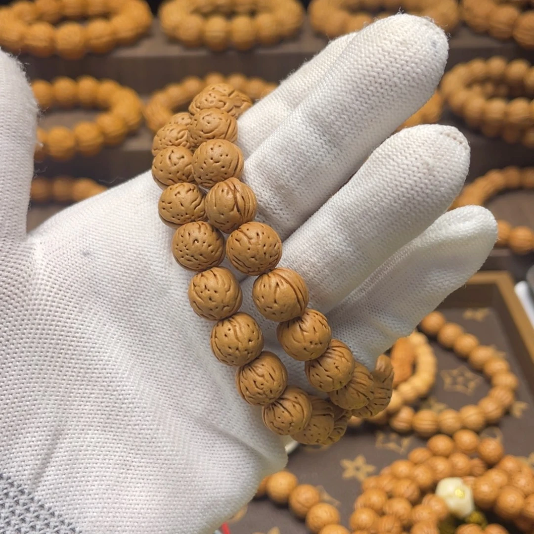 桃核手串-***-野生小豆王